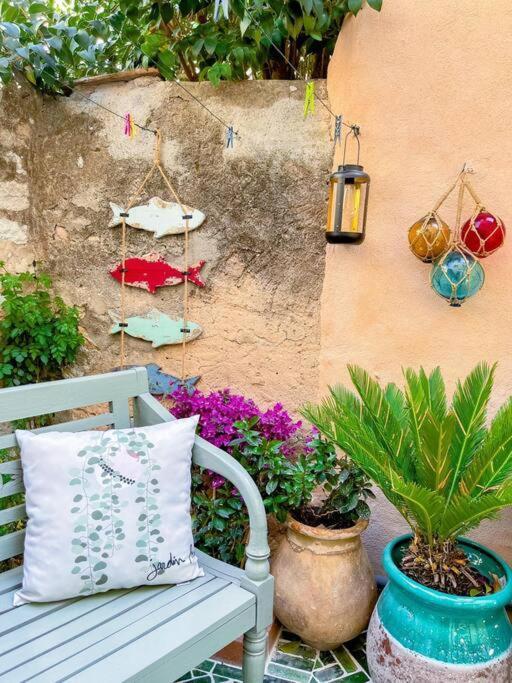 Petit Patio - 2 Chambres - Centre Ville - Climatisation Cassis Exteriör bild